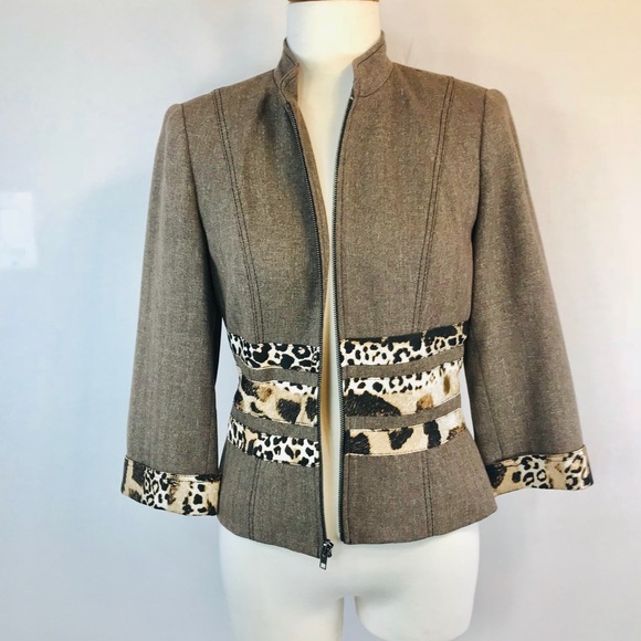 Alberto Makali Jackets & Blazers - Alberto Makali Vintage Blazer Jacket Animal Print
